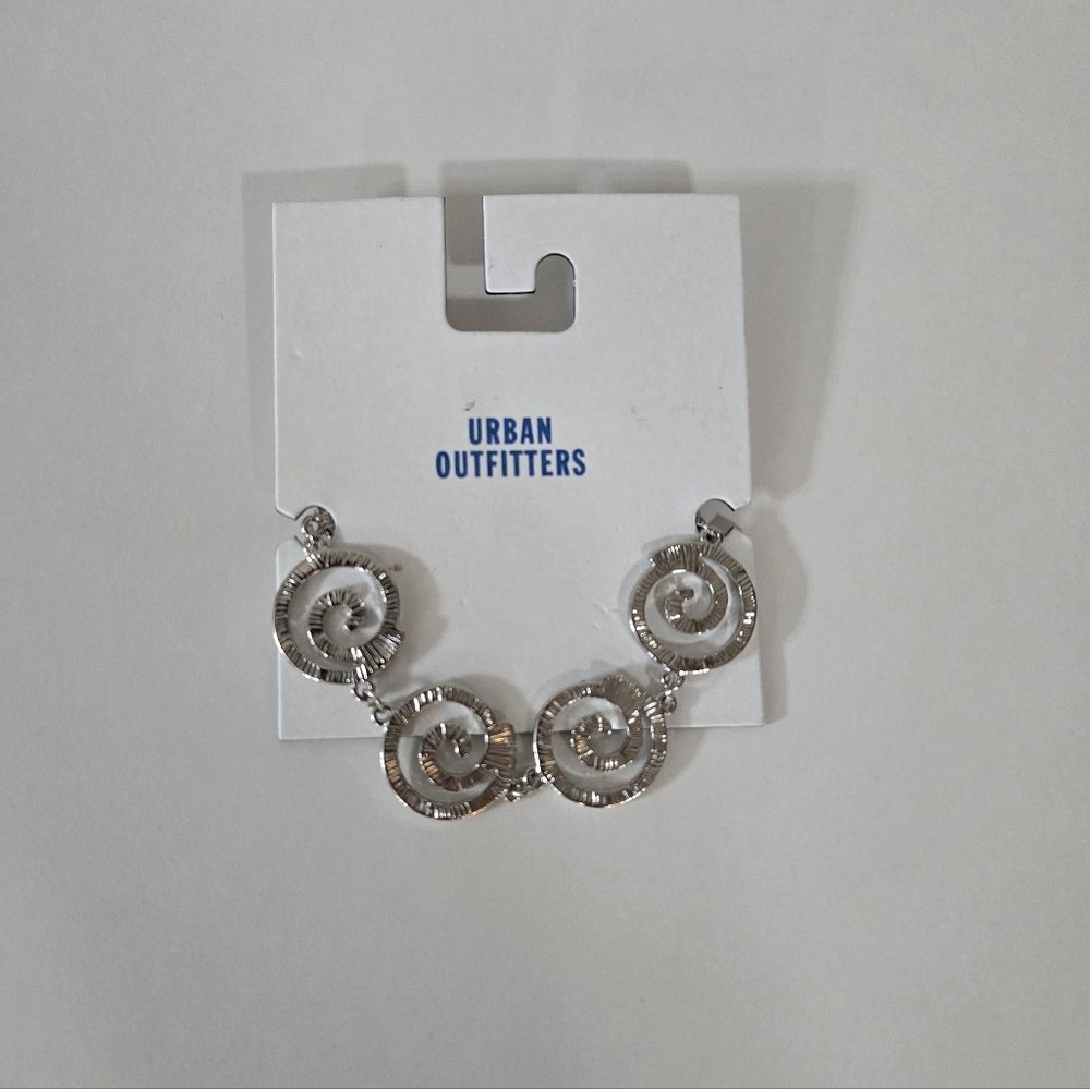 Urban Outfitters Metallic Spiral Bracelet